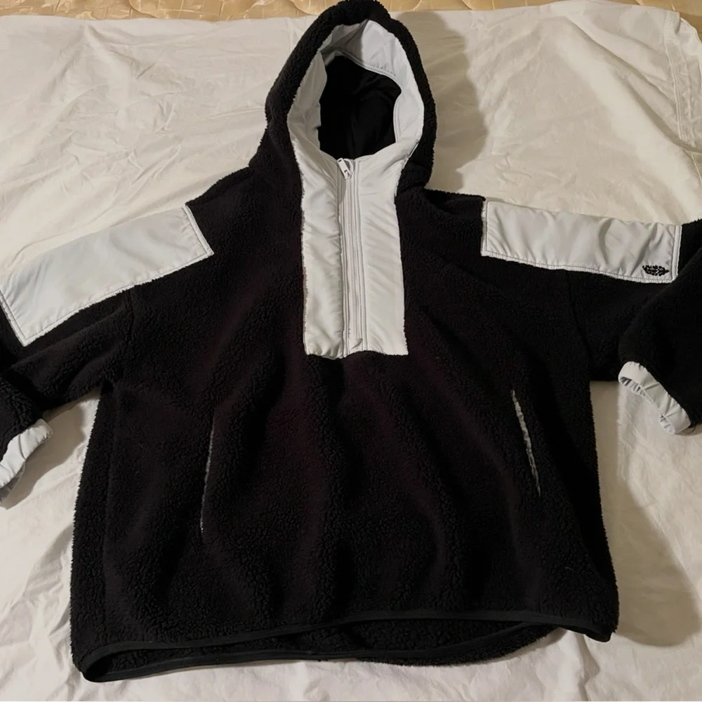 FP Movement Lead The Pack Pullover (Free People Sherpa Fleece Quarterzip) - Picture 3 of 6